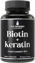 Suplemento para el Crecimiento del Cabello con Queratina y Biotina. Clinicamente Comprobado con Cynatine HNS para Cabello Más Grueso y Saludable. - imagen 1