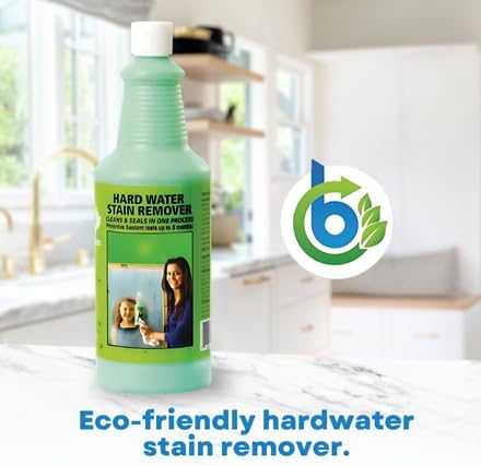 BioClean Removedor de Manchas de Agua Dura 40 oz | Limpiador Extra Fuerte para Baño y Cocina, Ecológico y No Tóxico, Elimina Manchas Difíciles, Jabón - imagen 2
