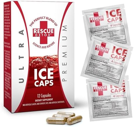 Rescue Detox - CAPSULAS ICE - 12 piezas | Cápsulas Concentradas de Limpieza - imagen 1