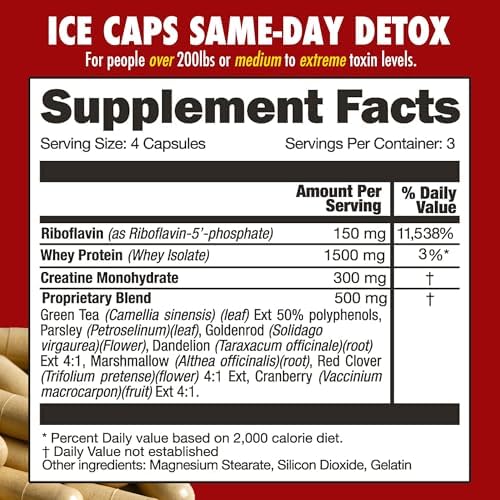 Rescue Detox - CAPSULAS ICE - 12 piezas | Cápsulas Concentradas de Limpieza - imagen 2