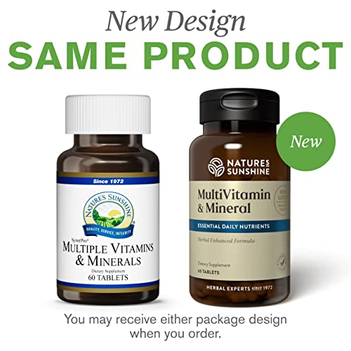 Vitaminas y Minerales Múltiples de Nature's Sunshine, 60 Tabletas | Multivitamínico Potente que Proporciona el 100% del Valor Diario de 17 Vitaminas - imagen 3