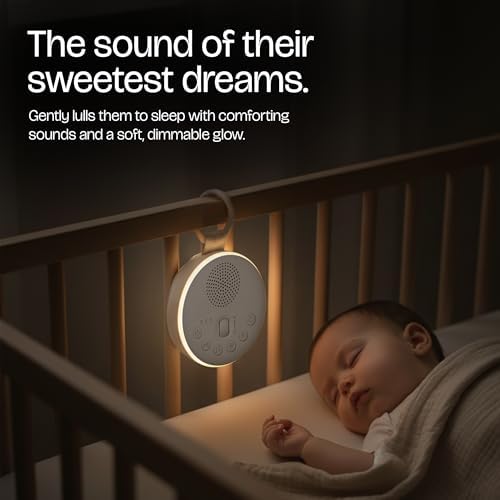 Máquina de Ruido Blanco para Bebés y Adultos con 21 Sonidos Relajantes y Luz Nocturna Ajustable, Recargable y Portátil para Dormir en Casa y Viajes - imagen 3