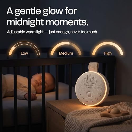 Máquina de Ruido Blanco para Bebés y Adultos con 21 Sonidos Relajantes y Luz Nocturna Ajustable, Recargable y Portátil para Dormir en Casa y Viajes - imagen 7