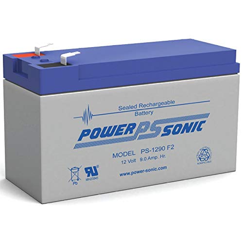 Batería Recargable SLA Power-Sonic PS-1290 de 12 Voltios y 9 Amperios Hora (Terminales F2) - imagen 1