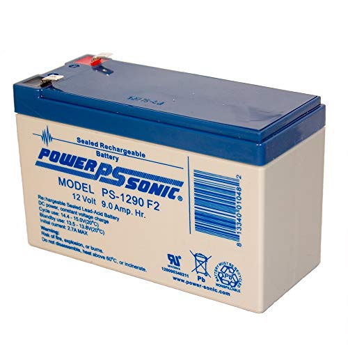 Batería Recargable SLA Power-Sonic PS-1290 de 12 Voltios y 9 Amperios Hora (Terminales F2) - imagen 2