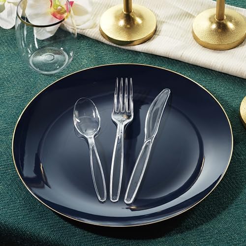 Cucharas de Plástico Transparentes de 360 Piezas, Desechables Resistentes al Calor y Sin BPA, Utensilios Duraderos para Fiestas y Picnics - imagen 2