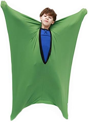 Medias Sensoriales de Movimiento Dinámico SANHO - Versión Actualizada, Pequeñas, 3-5 Años, 40 L x 27 W, Verde - imagen 1