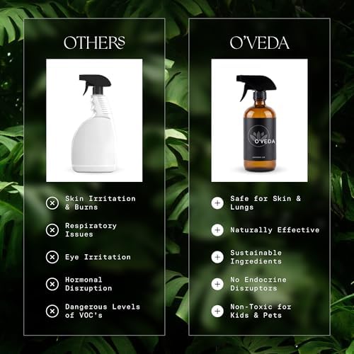 Kit de Inicio O'VEDA – Paquete de Limpieza Multiusos con 1 Concentrado y 1 Botella de Recarga (30ml cada una), Botella de Spray de 16oz y Paño de - imagen 8