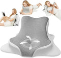 Cojín de Lectura ONGFNFN para Cama, Cojín Ergonómico de Espuma Viscoelástica para Respaldo, Soporte para Cabeza y Espalda - Gris - imagen 1