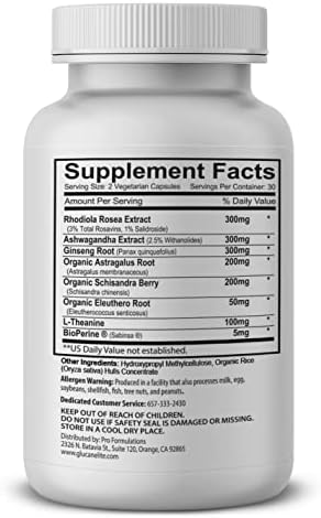 Pro Formulations MD Adaptogen Elite - Mezcla Sinérgica - 60 cápsulas - Equilibra Cortisol y Energía Natural - Con Rhodiola, Ashwagandha, Astrágalo, - imagen 2