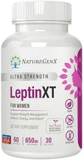 NatureGenX LeptinXT para Mujeres – Control de Peso con Grano de Café Verde, Garcinia y Extracto de Té Verde – Sin Gluten, No OGM, Vegano – 60 - imagen 1