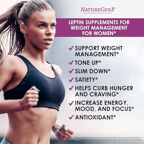 NatureGenX LeptinXT para Mujeres – Control de Peso con Grano de Café Verde, Garcinia y Extracto de Té Verde – Sin Gluten, No OGM, Vegano – 60 - imagen 3