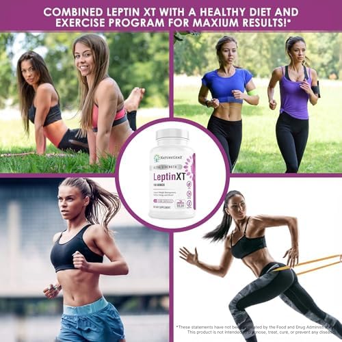 NatureGenX LeptinXT para Mujeres – Control de Peso con Grano de Café Verde, Garcinia y Extracto de Té Verde – Sin Gluten, No OGM, Vegano – 60 - imagen 4