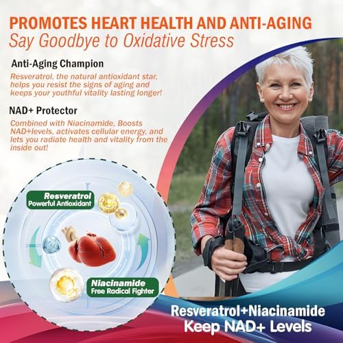 Gomitas de Niacinamida 500mg Geeoasis, Suplemento Vegano de Vitamina B3 con Resveratrol, Sabor Manzana, 60 Unidades para Salud de la Piel y Cerebro - imagen 5