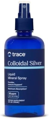 Spray de Plata Coloidal Trace Minerals - Suplemento Mineral Diario para Absorción Efectiva - Apoya la Salud Inmunológica, Esquelética y del Sueño - 4 - imagen 1