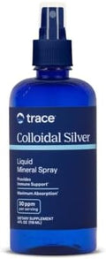 Spray de Plata Coloidal Trace Minerals - Suplemento Mineral Diario para Absorción Efectiva - Apoya la Salud Inmunológica, Esquelética y del Sueño - 4 - imagen 1