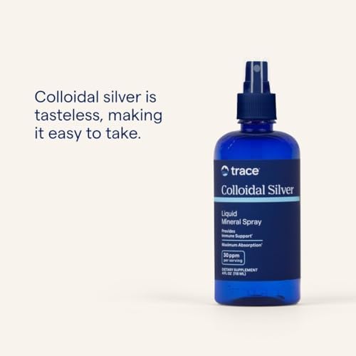 Spray de Plata Coloidal Trace Minerals - Suplemento Mineral Diario para Absorción Efectiva - Apoya la Salud Inmunológica, Esquelética y del Sueño - 4 - imagen 4