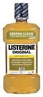 LISTERINE Enjuague Bucal Antiséptico Original, 1 L - Paquete de 2 piezas - imagen 1