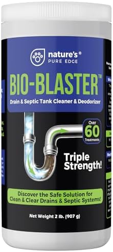 Limpiador Enzimático para Drenajes y Sépticos con Bacterias Amigables - Extra Grande 2 lb. Desodoriza y Desbloquea Tuberías, Tanques Sépticos y de - imagen 1