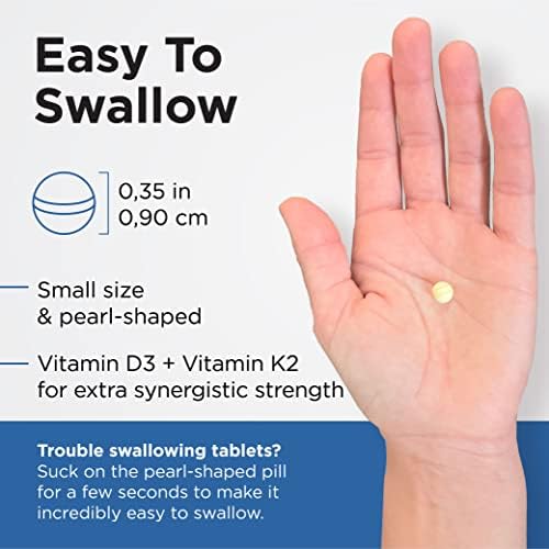 Suplemento de Vitamina D3 K2 5000 IU de Earth's Pearl - Suplemento 3 en 1 con Probióticos para Hombres y Mujeres, Suministro de 3 Meses (90 CT) - imagen 6