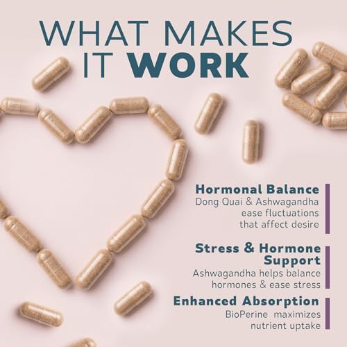 Aumentador de Libido Femenino – Soporte Avanzado para la Intimidad y Confianza – Mezcla Herbal a Base de Plantas con Maca, Ginseng y L-Arginina – - imagen 6