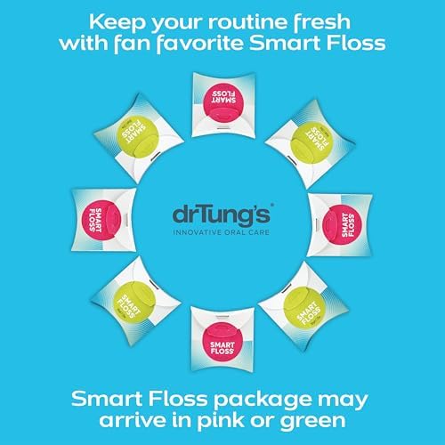 Hilo Dental Natural DrTung's - Hilo PTFE y PFAS Libre, Suave con las Encías, Expande y Se Estira, Libre de BPA - Sabor Cardamomo (Paquete de 3) - imagen 8