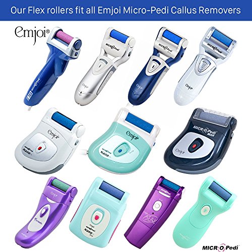 Rollos de Repuesto Extra Gruesos Emjoi Micro-Pedi con Tecnología SoftFLEX - Paquete de 4 - imagen 4