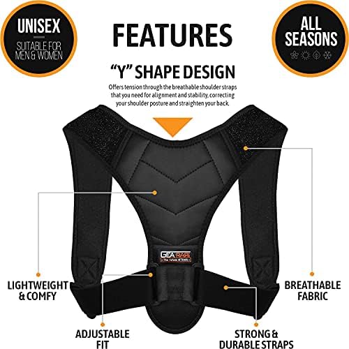 Corrector de Postura para Hombres y Mujeres, Faja Bodywellness para Soporte de Clavícula, Ajustable y Alivio del Dolor de Cuello, Espalda y Hombros - imagen 6