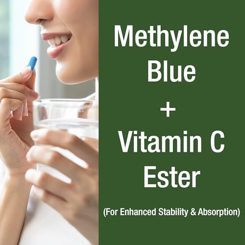 Cápsulas de Methylene Blue de Peak Performance - Suplemento de Grado Farmacéutico Ultra Alta Pureza (USP) - Veganas para Mejor Absorción y Soporte de - imagen 7