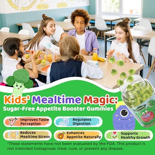 Gomitas Q'ankyaq para Aumento de Apetito para Niños de 2 Años en Adelante, Suplementos Veganos Sin Azúcar, 60 Gomitas - imagen 4