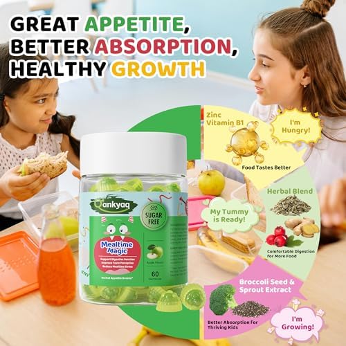 Gomitas Q'ankyaq para Aumento de Apetito para Niños de 2 Años en Adelante, Suplementos Veganos Sin Azúcar, 60 Gomitas - imagen 6