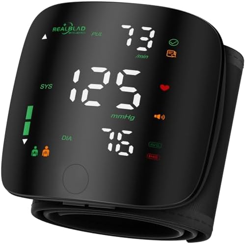 Monitor de Presión Arterial de Muñeca con Pantalla Táctil LED - Manguito Ajustable de 5.1 a 9.3 pulgadas, Recargable, Memoria de 99x2 Lecturas y - imagen 8