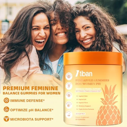 Gomitas de Piña Itiban para Mujeres, Equilibrio de pH Femenino, Probióticos Vaginales, Soporte Inmunológico, Veganas y Sin Gluten, 60 Gomitas, 30 - imagen 6