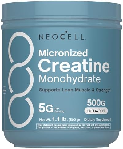 NeoCell Creatina Monohidratada en Polvo | 1.1 lb | Sin Sabor | Suplemento Micronizado | Para Mujeres y Hombres - imagen 1