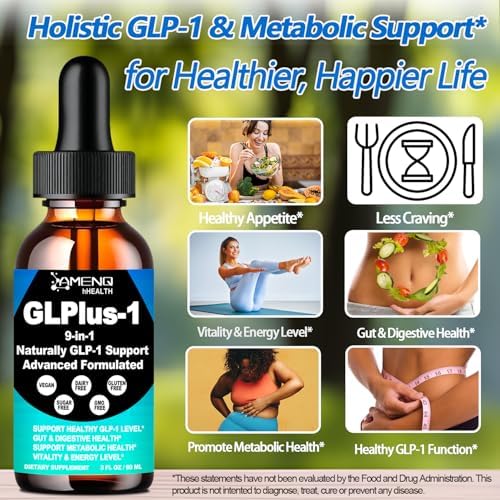 Suplemento de Soporte Metabólico GLP-1, Fórmula Natural 9 en 1 para Mujeres y Hombres, Líquido Oral Diario GLP1 con Berberina y Canela Ceylon丨Apoya - imagen 3
