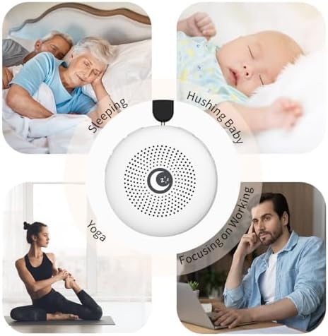 Máquina de Sonido Sleepbox Portátil con 30 Sonidos Relajantes, Temporizador, Batería Recargable y 32 Niveles de Volumen para Dormir y Relajarse - imagen 7