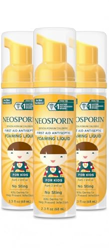 Limpiador de Heridas Neosporin para Niños 2.30 oz (Paquete de 3) - imagen 1