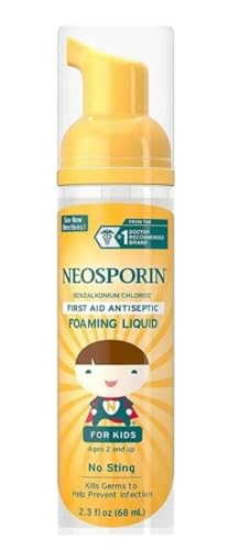 Limpiador de Heridas Neosporin para Niños 2.30 oz (Paquete de 3) - imagen 2