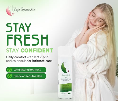 Vagy Rejuvenation Jabón Íntimo Femenino con Ácido Láctico y Caléndula – Limpiador Vaginal Suave pH Balanceado – 8 oz (8.1 oz, Menta) - imagen 2