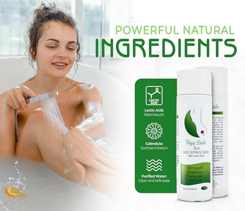 Vagy Rejuvenation Jabón Íntimo Femenino con Ácido Láctico y Caléndula – Limpiador Vaginal Suave pH Balanceado – 8 oz (8.1 oz, Menta) - imagen 4