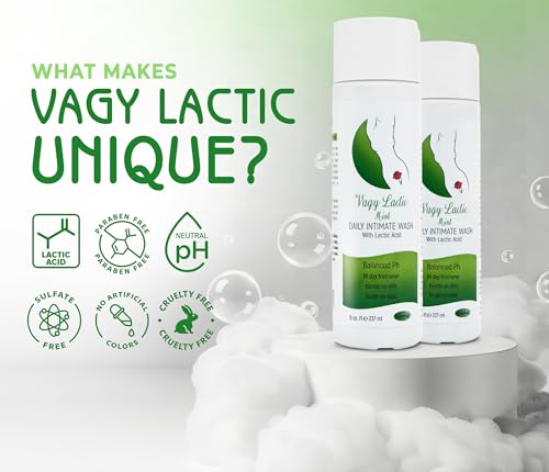 Vagy Rejuvenation Jabón Íntimo Femenino con Ácido Láctico y Caléndula – Limpiador Vaginal Suave pH Balanceado – 8 oz (8.1 oz, Menta) - imagen 5