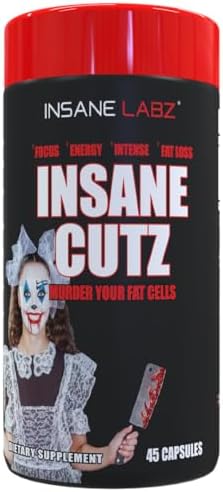 Insane Labz Insane Cutz Quemador de Grasa Intenso para Hombres y Mujeres, Suplemento Termogénico con Extracto de Raíz de Diente de León - 45 Cápsulas - imagen 1