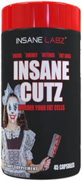 Insane Labz Insane Cutz Quemador de Grasa Intenso para Hombres y Mujeres, Suplemento Termogénico con Extracto de Raíz de Diente de León - 45 Cápsulas - imagen 1