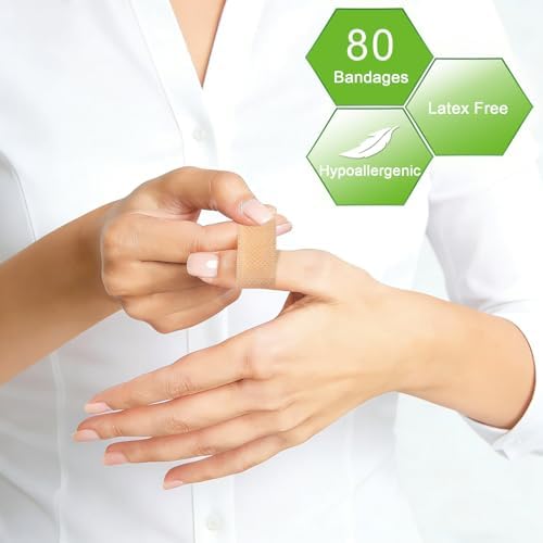 Curitas de Silicón NeuHeils para Piel Sensible - 80 Piezas: 60 Pzs Pequeñas (0.75x3) y 20 Pzs Grandes (2x4) | No Adherentes, Hipoalergénicas, Sin - imagen 4