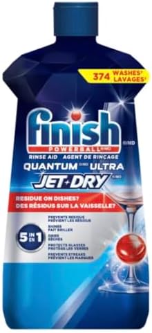 Finish Quantum Ultra Jet Dry, Ayuda para Enjuagar, 374 Lavados, 1.12 L - imagen 1