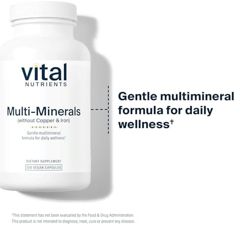 Multi Minerales Vital Nutrients - Fórmula Citrato/Malato (Sin Cobre ni Hierro) - Multimineral Vegano Diario - Libre de Gluten, Lácteos y Soja - No - imagen 5