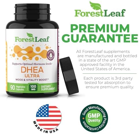 Suplemento de DHEA 100mg | DHEA para Mujeres y Hombres | Dehidroepiandrosterona Micronizada de Alta Pureza | Energía, Balance Hormonal, - imagen 2