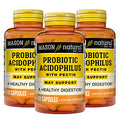 MASON NATURAL Probiotic Acidophilus, Suministro para 150 Días, Apoya la Regularidad y Digestión Normal con Pectina y Calcio, 100 Cápsulas (Paquete de - imagen 1