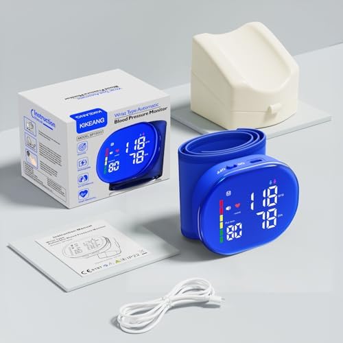 Monitor de Presión Arterial de Muñeca Recargable Aprobado por la FDA, Automático con Pantalla LED, Doble Usuario, 120 Memorias, Operación con un - imagen 7