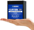 Batería de Ciclo Profundo Mini Lithium LiFePO4 12V 6Ah DC HOUSE, Recargable para Iluminación, UPS, Juguetes, Camping y Más, 4000+ Ciclos, BMS - imagen 1